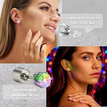 🔥Christmas Early Discount✨LED Earrings. Light Up Stud Earrings